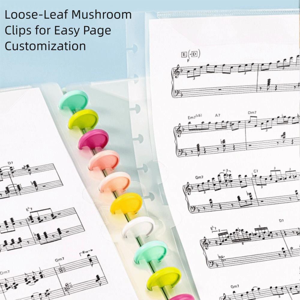 New Plastic Music Score Folder A4 Flexible Piano Sheets Folder Transparent Portable Music Book Folder Piano Practice