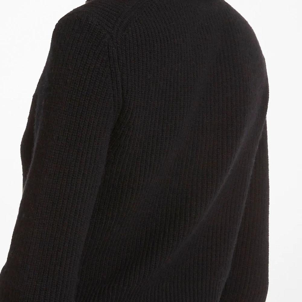 Michael Kors Solid Color Turtleneck Pullover Sweater Women sweater Black MF260HD6V1-001