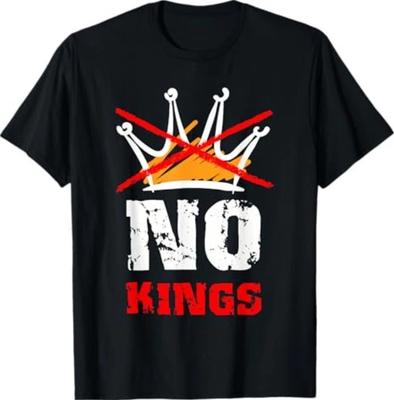 NEW No Kings October 18 No Kings Day T-Shirt