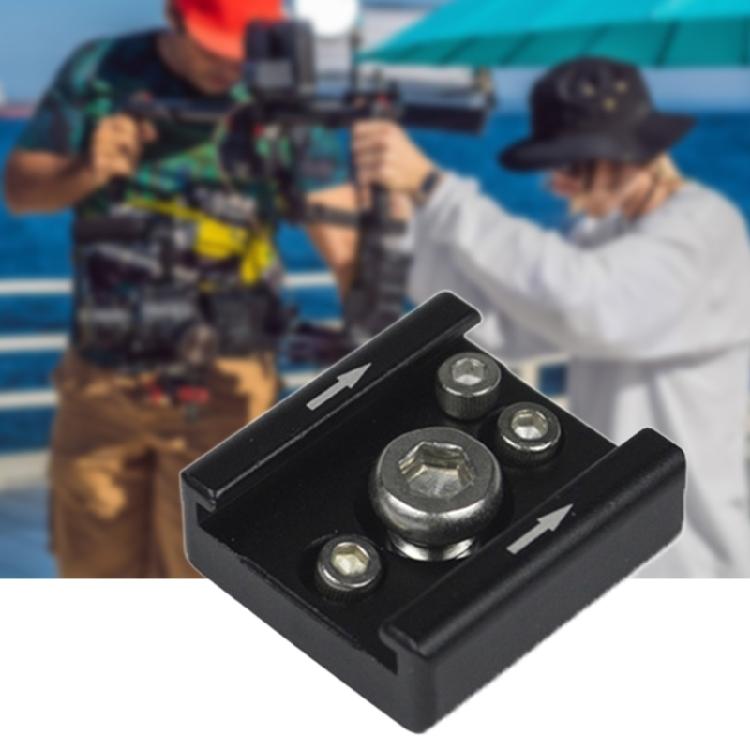 Universal Cold Shoe Mount Adapter Base Standard 1/4 Screw Hole Cold Shoe Adapter Base Mount for Fill Light Microphones