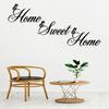 Sweet Home Sprichwort Wandaufkleber Wohnzimmer Schlafzimmer Tapete Aufkleber Kunst Dekor