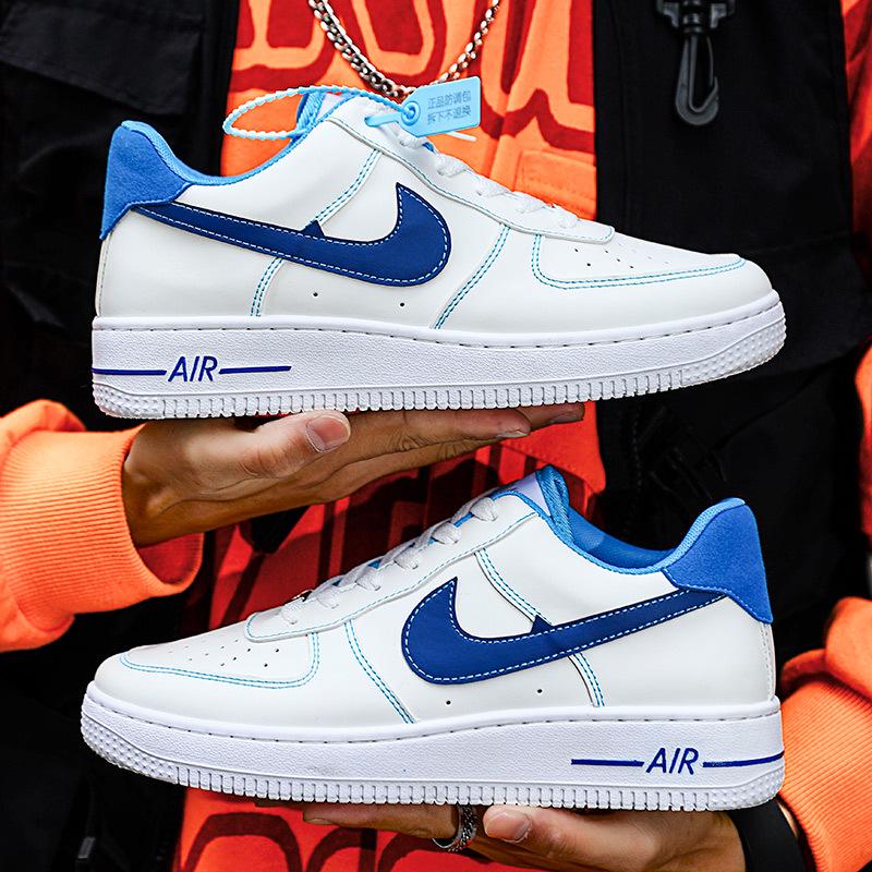 AJ 2024 Herren Air Force One Freizeit-Sneaker - Vielseitig, Dicksohlig, Weiße Schuhe für Paare