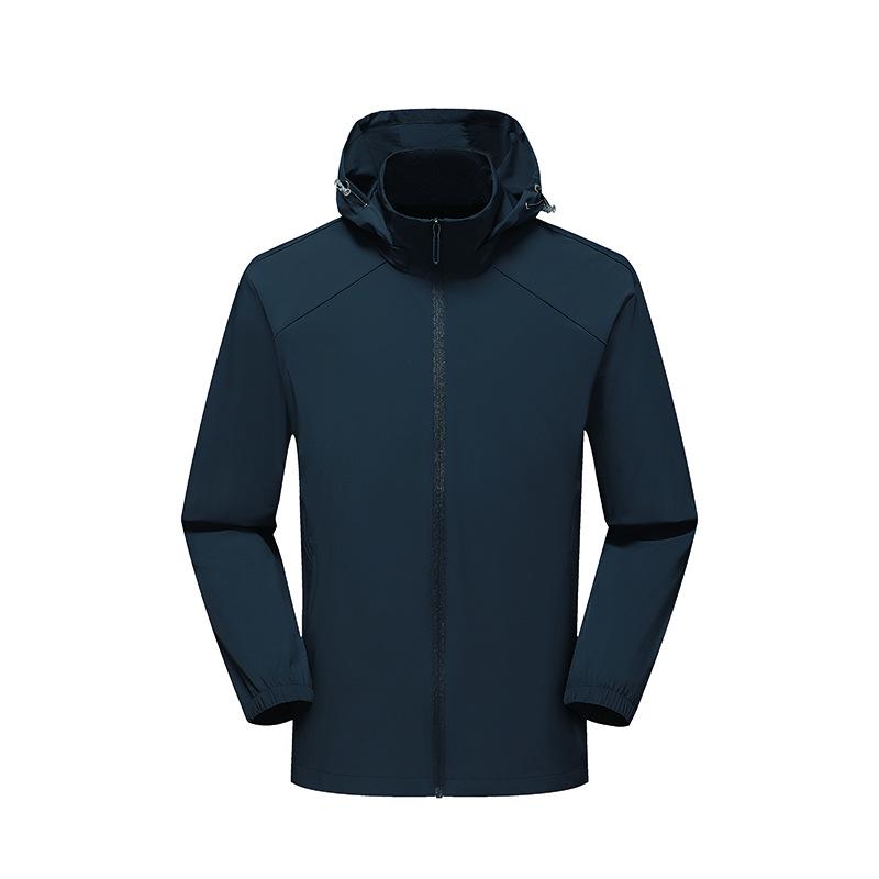 Unisex Ice Silk Sun Protection Hooded Jacket - Spring Summer Breathable Lightweight Loose Fit Plus Size Athletic Casual Outerwear