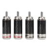 4 Pcs RCA Plug Metal Audio Video Cable Jack Adapter Strong Signal Transmission Speaker Connector 40mm Length