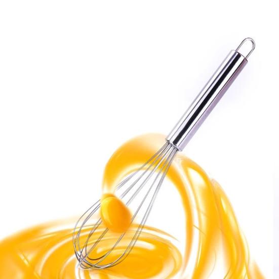 8/10/12 Inch Practical Egg Beater Multifunctional Easy Cleaning Balloon Wire Whisk Manual Egg Beater Mixer for Cooking