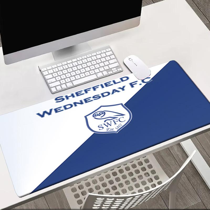 Blue Sheffield With Owl Mouse Pad Office Desk Mat, Gaming Mouse Pad Mousepad, Keyboard pad,Heavy-Duty Non-Slip Rubber Backing, Gift