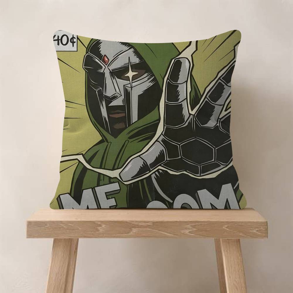 MF DDOOM Music Pop Album Maple Design Cushion Cover Happy Autumn Harvest Decor Holiday Decorati Pillow Cover