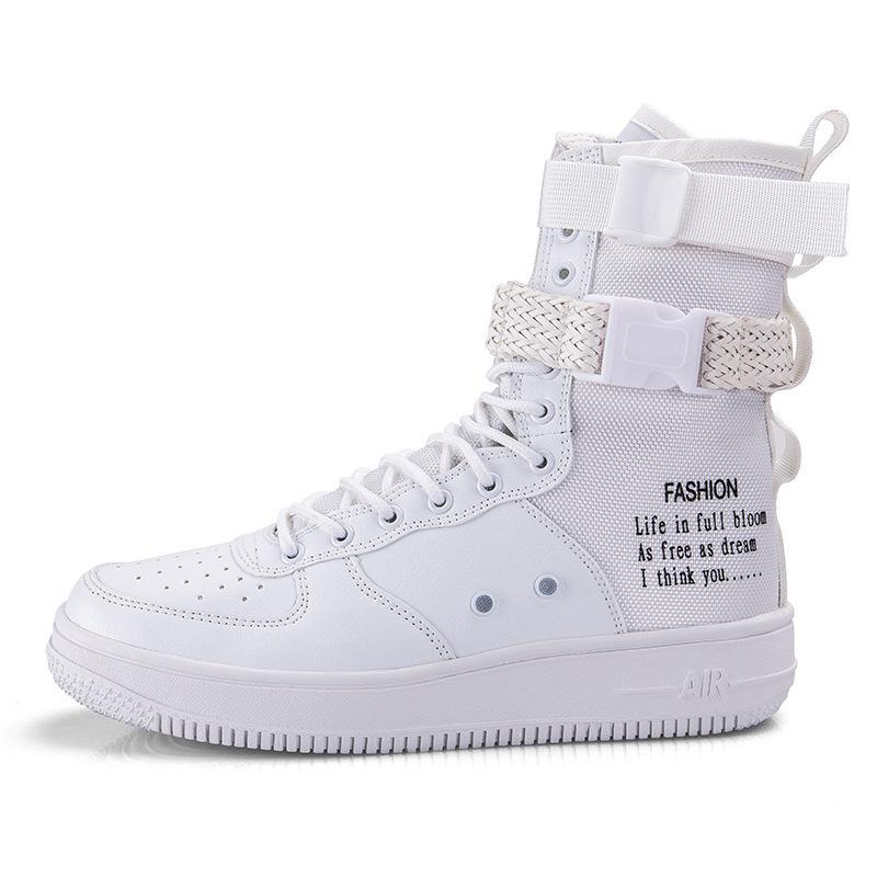 Mens sneakers autumn and winter new sports shoes casual shoes high top board shoes