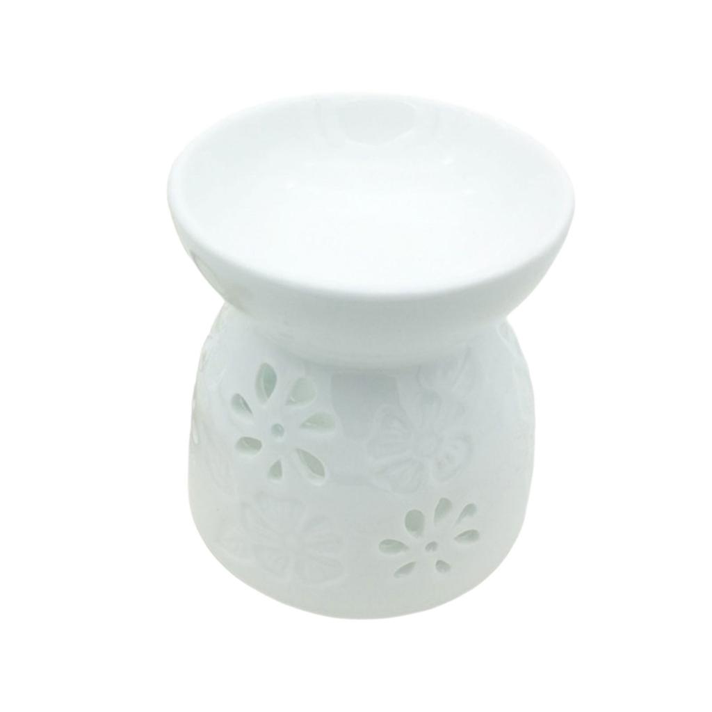 Elegant Essential Oil Burner Ceramic Incense Burner Candle Holder for Bedroom Living Room or Bathroom Ambiances
