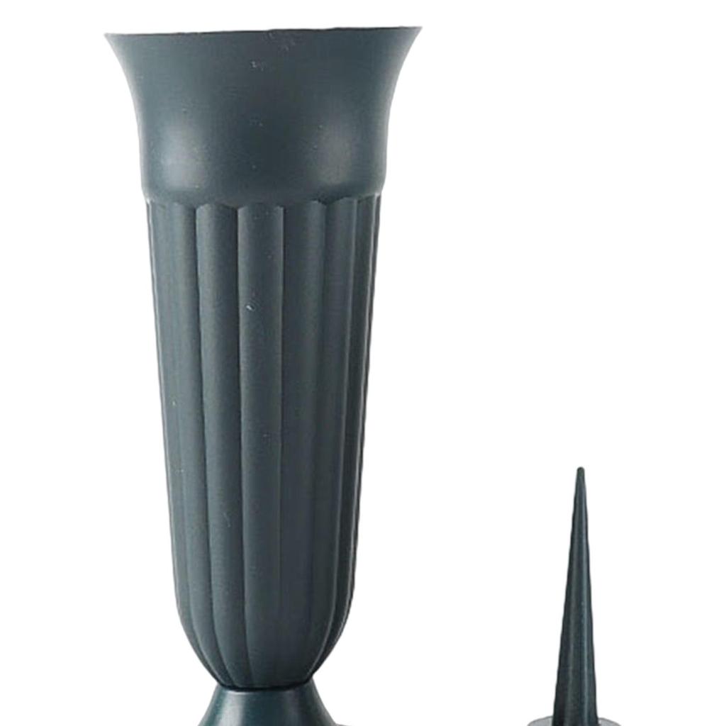 2 szt. Pamiątkowe wazony kwiatowe Wazon cmentarny Wazon na grób na trawnik przy grobie