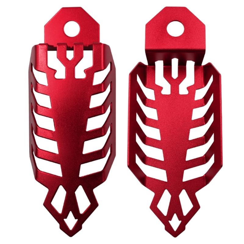 

Universal Motorcycle Bike Front Fork Cover, Aluminum Front Fork Dust Cover Boots Protector Shock Gaiters Pad красный