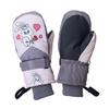 New Style Winter Waterproof Windproof Baby Mittens with Velvet Lining