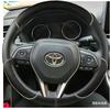 Per Toyota Rav4 Wildlander RAV4 LE AWD GTQ6440 Nero Pelle Artificiale Cucita a Mano Coprivolante Auto Accessori Auto