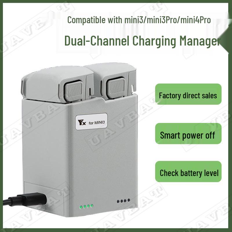 

Mini3/Mini4 Pro Dual-Channel Charging Hub with PD Fast Charging Support