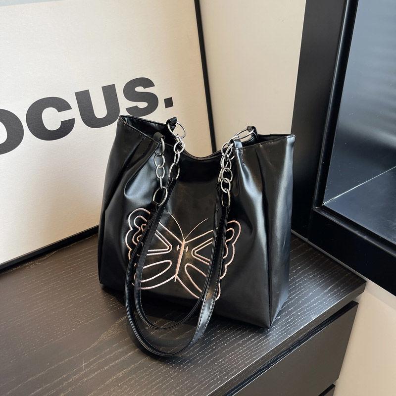 Velkokapacitní taška do podpaží nová dámská módní kabelka high sense všestranná třída taška do práce dámská