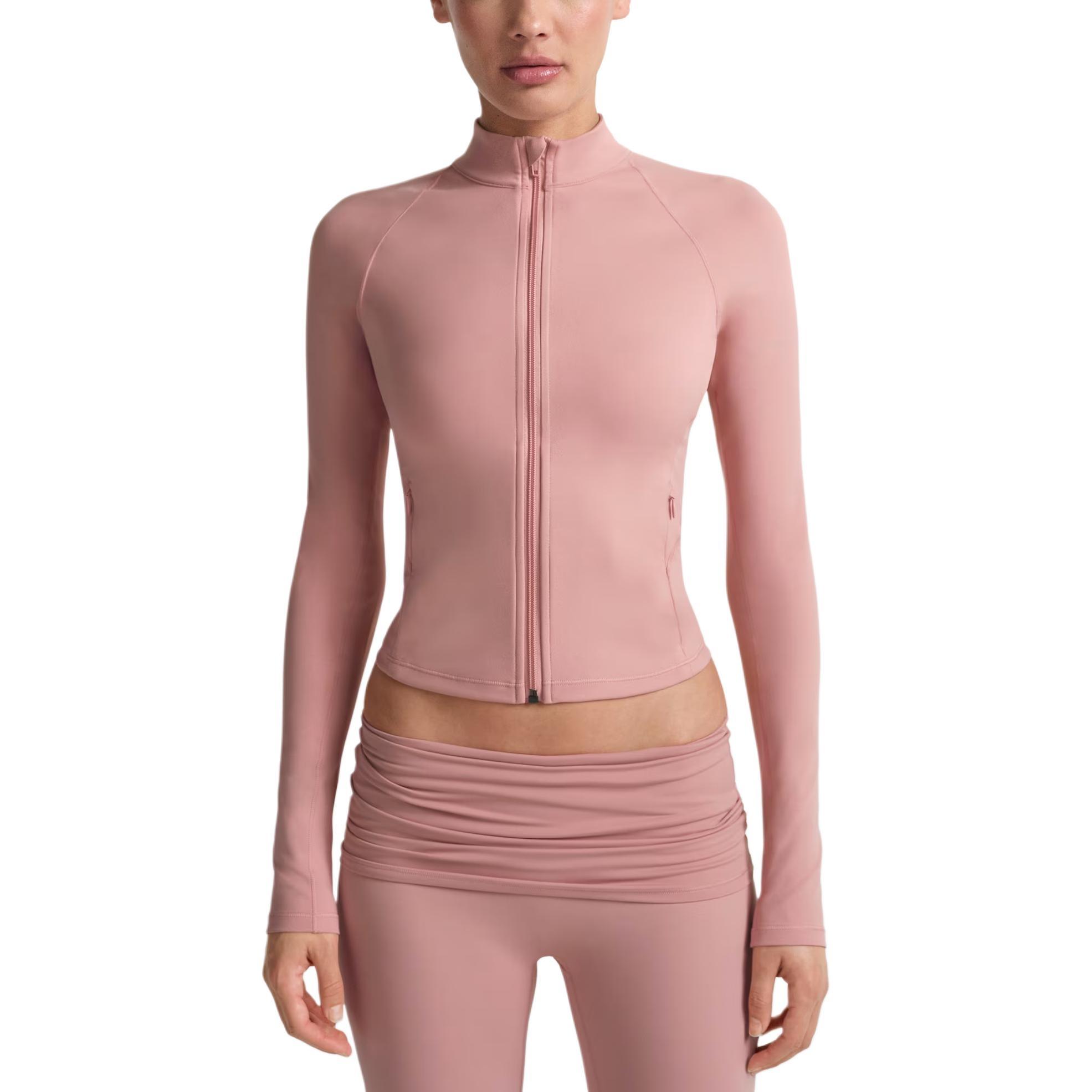 (WMNS) Nike x SKIMS Matte Mock Neck Full Zip Jacket Himalayan Women s ZUZUP8315W-HIM S