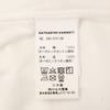 KATHARINE HAMNETT [Excellent Condition/24Stainless Steel] 24S-KHT-04 INSIDE OUT SLOGAN TEE Short Sleeve T-Shirt/ Tops XL whiteUsed
