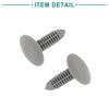 ACROPIX Car Door Fastener Rivets Fender Push Clips Universal 6mmx6.5mm Hole Gray 30pcs