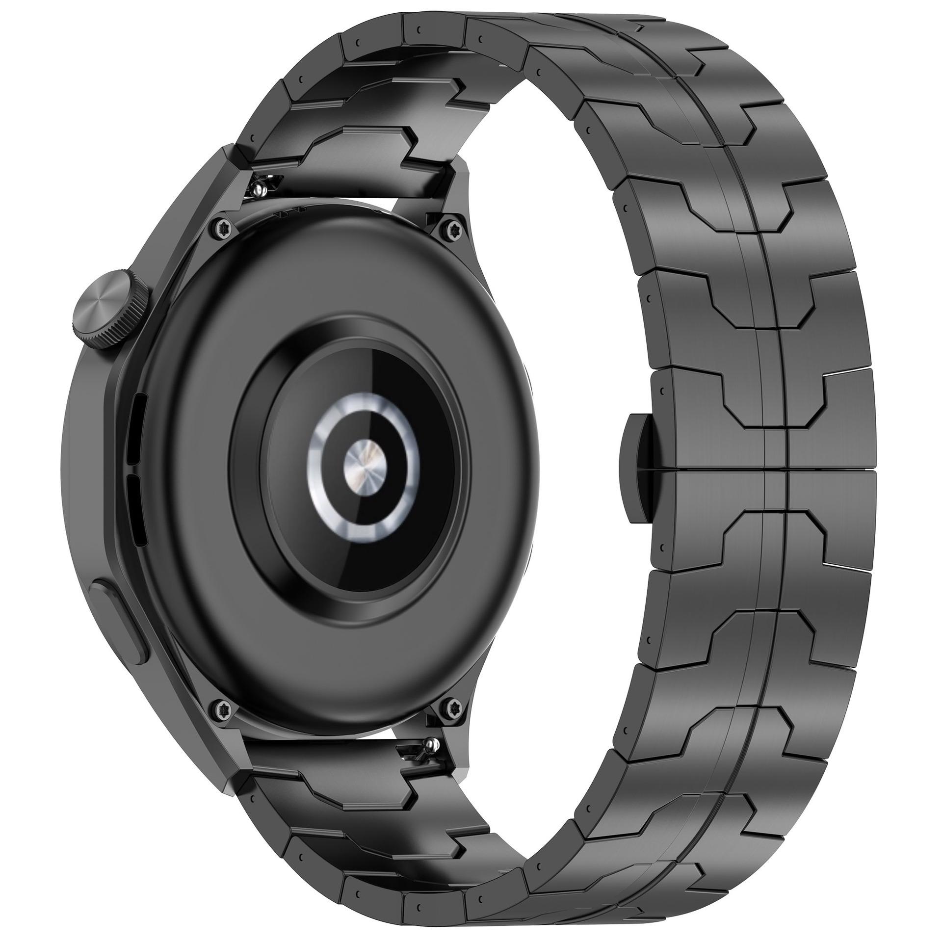 

For Huawei Watch GT4/Xiaomi Mi Watch/Samsung Watch Strap 22mm Titanium Alloy Band Black