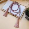 Guofeng New Chinese Crossbody Chain Long Necklace Sweater Chain Hanfu Cheongsam Decorative Pendant Spring Small Fresh Tassel