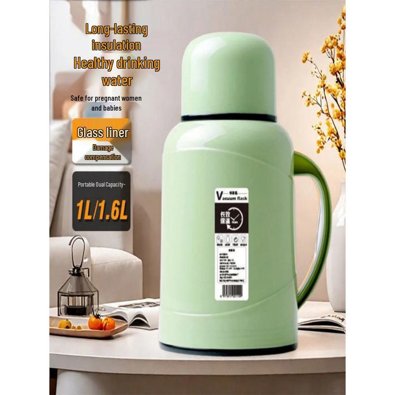 2026 Compact Insulated Thermos Flask for Home, Lightweight and Old-Fashioned Design, Perfect for Students and Hot Water Use