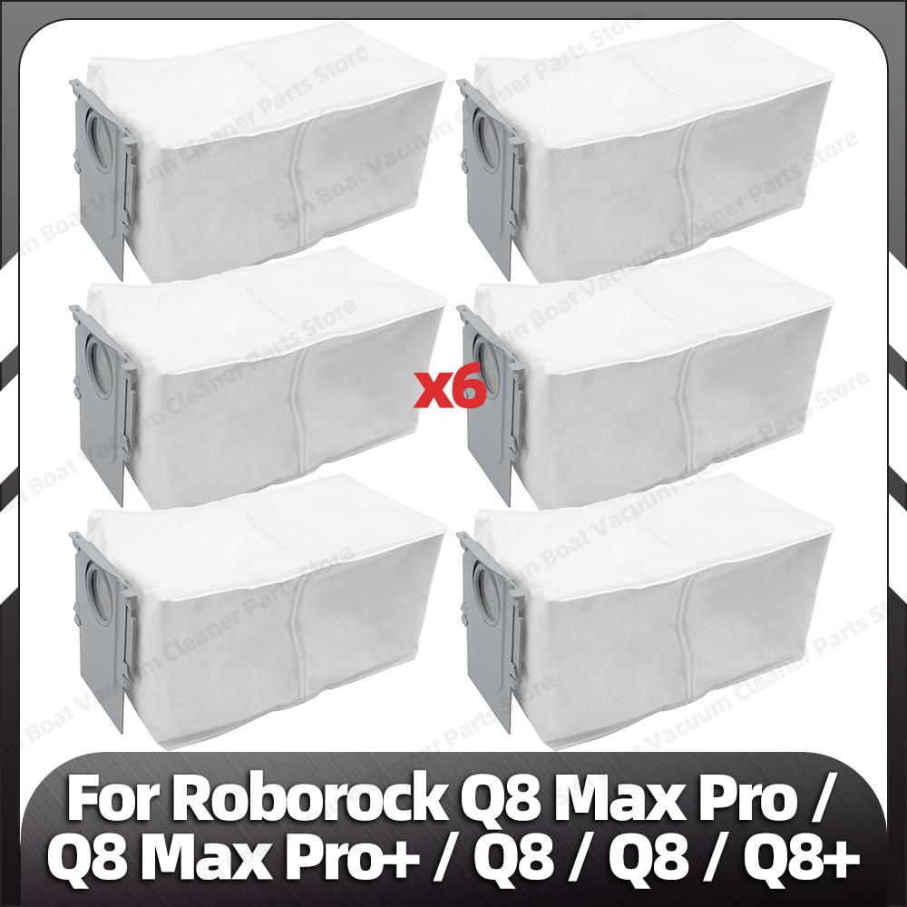 Compatible for Roborock Q8 Max Pro / Q8 Max Pro+/ Q8 / Q8 / Q8+ Main Side Brush HEPA Filter Mop Pad Dust Bag Spare Parts