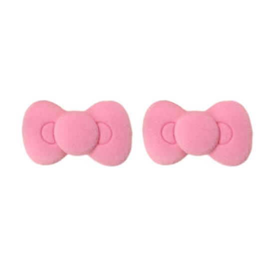 1 Pair Hair Clips Bowknot Heart Star Shape Hair Pins Velvet Material Cover Side Bangs Hairpins Hair Accessories