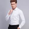 Men's High Quality Dress Shirts Long Sleeve Slim Fit Solid Stripe Business Formal White Shirt Male Pocket Social Clothing 7XL
