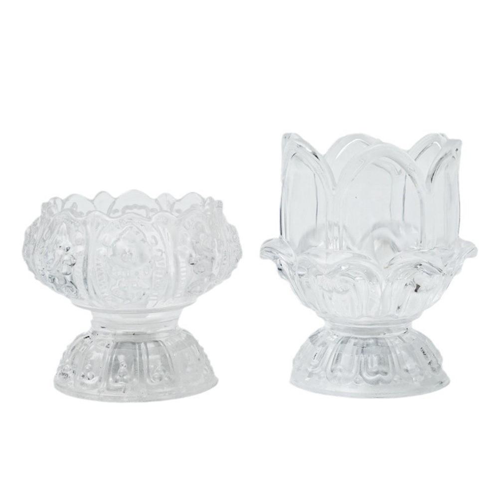 Lampă transparentă Buddha Lotus cu strălucire veșnică pentru ceremonii