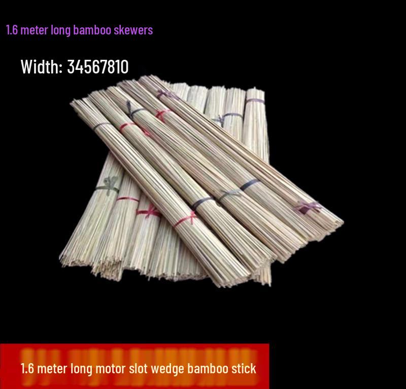 

Electric Motor Repair Insulation Bamboo Stick, Length: 1.6m, Width: 3/4/5/6/7/8/10mm Width 3mm, Thick 2mm