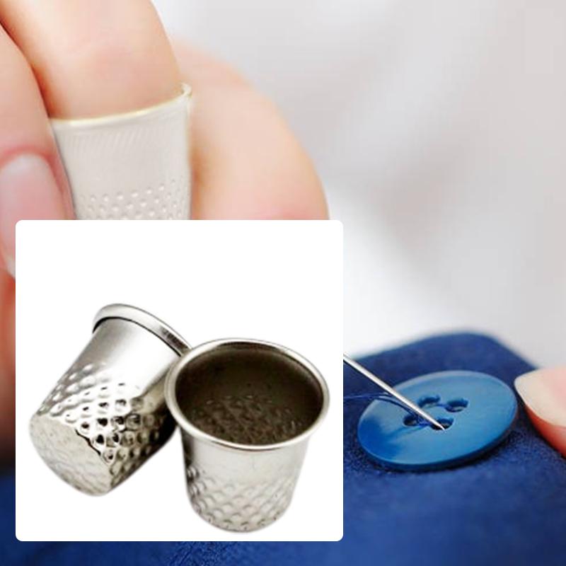 Fingerhüte Schneider Nähwerkzeug Metall Finger Schutz Werkzeuge Nähzubehör für DIY Handwerk Spezielle Nähwerkzeuge