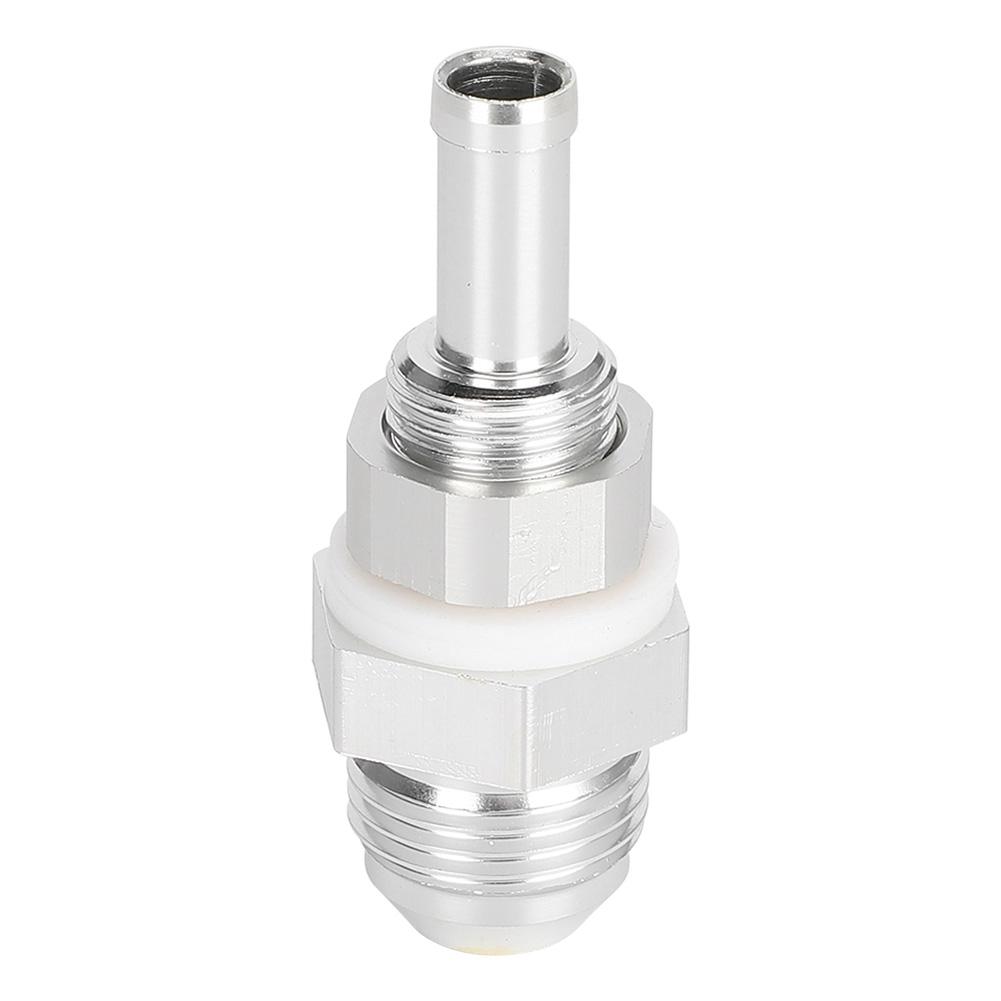 AN8 3 8 Flare Bulkhead Hose Barb Aluminum Alloy Universal Fuel Tank Fitting