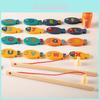 Wooden Fishing Puzzle For Children With Multicolor Design For Developmental Fun