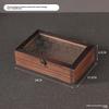 Vintage Staubdichte Holzaufbewahrungsbox mit Deckel für die Organisation und Dekoration zu Hause