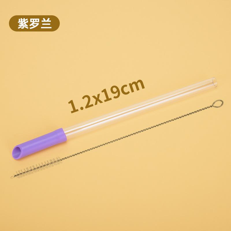 Tritan Telescopic Straw Set Milk Tea Beverage Reuse Water Cup 1.2Cm Straw Multi-Color Optional