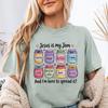 Jesus Is My Jam Comfort Colors Shirt, Sunday School Teacher Gift, God Is Good Blessed Scripture T-Shirt, Jesus Believer Pray Over It Tee