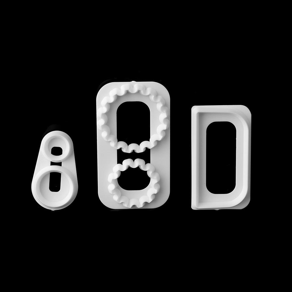 4 buc. Tractor mic, din plastic, tăietor pentru fondant, matriță pentru tort, instrumente pentru decorarea cupcakes cu fondant