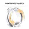 Coffee Powder Rings Espresso Dosing Funnel Aluminum Alloy Material Universal Powder Receiving Dosing Rings for Machines