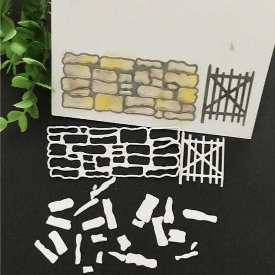 Fence Barrier Metal Cutting Dies DIY Scrapbooking Paper Card Craft Punch Stencil