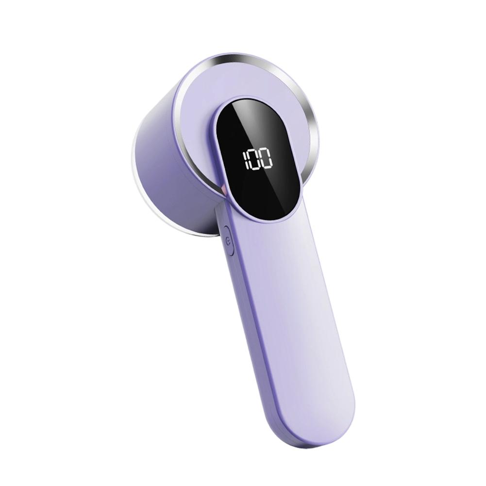 Portable Electric Lint Remover with Six Blade Design Smart LED Display and Type C Charging for Quick Fabric Care