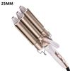 Professional 3 Barrel Curling Iron Wand Fast Heating Tourmaline Ceramic Hair Waver Styling Tool for Beautiful Waves