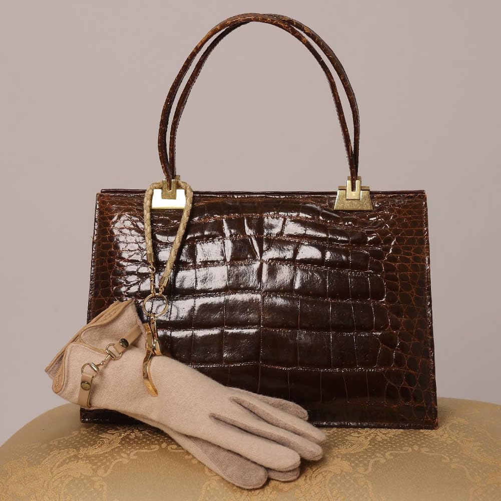 Flätad Snöre Handske Handske 6 Vardaglig Tillverkad i Japan [R-days Daikanyama] Hållare, Klämma, Färger, Dam, Enkel, Formell, Accessoar, (grå)