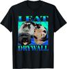 Ich esse Gipskarton lustige dicke Katzen Lustige Harte Katze albernes Meme T-Shirt