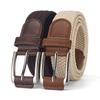 Men Stretch Woven Breathable Alloy Pin Buckle Belt Women High Quality Casual Jeans Canvas Multifunctional Outdoor Belt