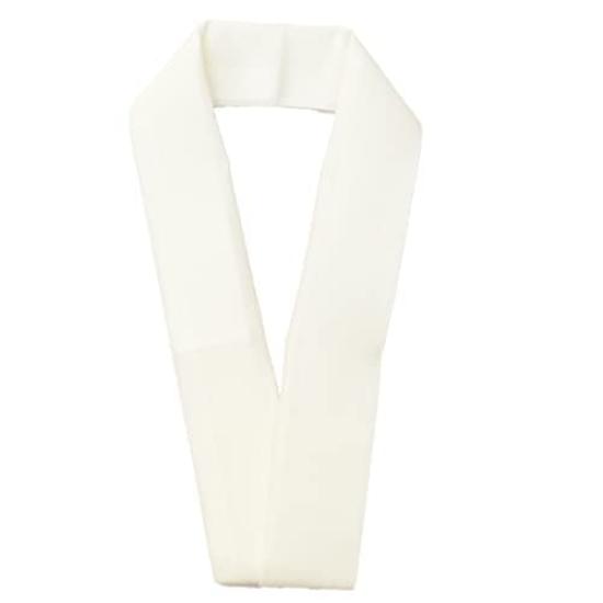 

[Kimono Hitotoki] Easy-to-attach, no-sew, white silk collar that can be attached in 1 minute. Washable, one-touch collar made in Japan. High-quality,