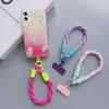 Mobile Phone Anti-Lost Wrist Lanyard with Clip and Button Pendant