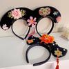 Copricapo in stile cinese con fiori, nappa, perla, stile antico, cerchietto per capelli da principessa, copricapo Hanfu, fermaglio per capelli Hanfu, donna