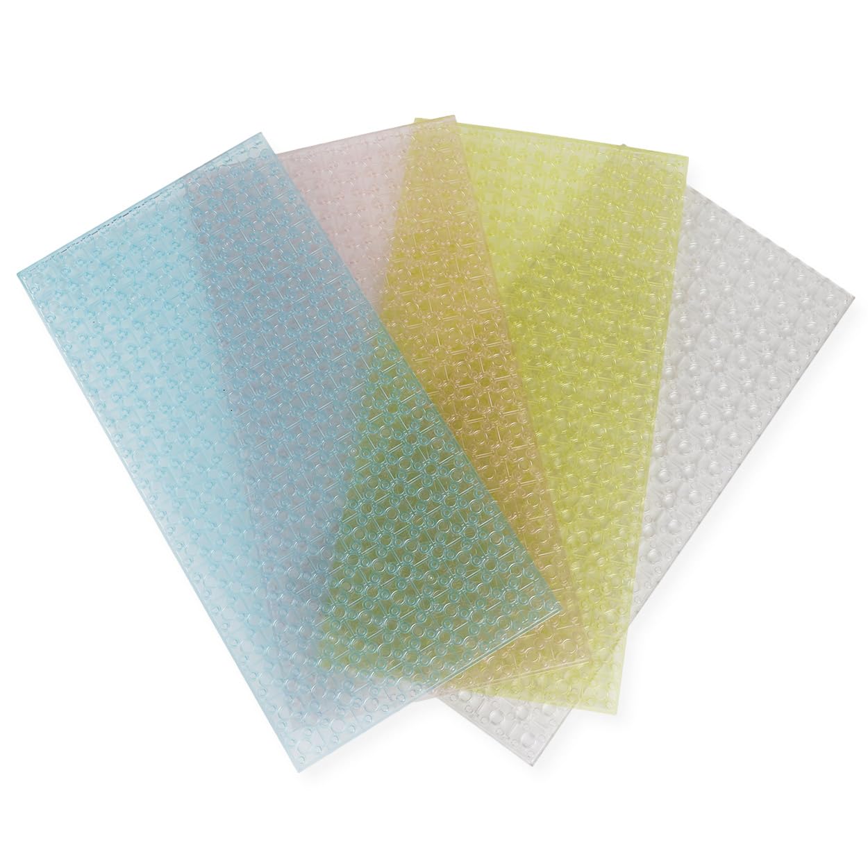 

INIBUD Clear Baseplate Block Plate, Classic Compatible, Double-Sided, 16x32 Dots, Transparent, 4 Colors