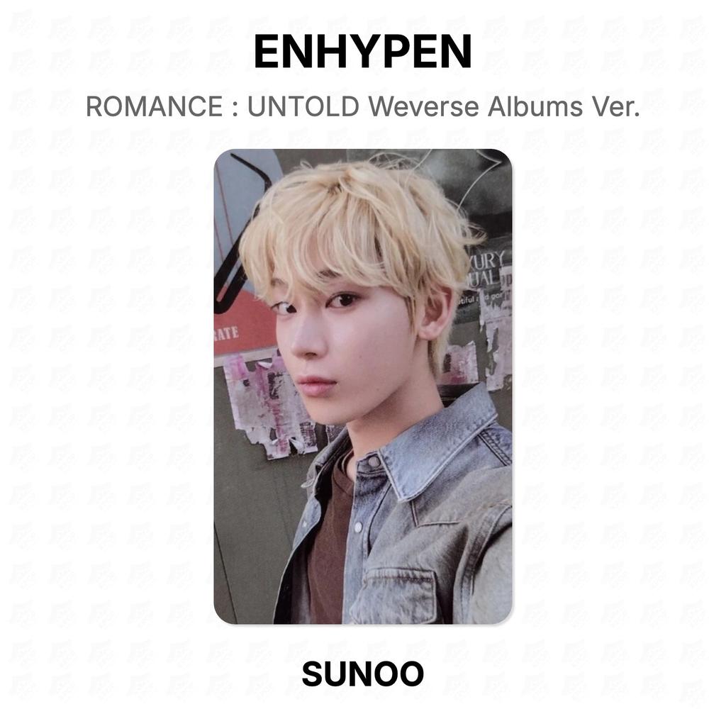 ENHYPEN ROMANTIK : UNTOLD Weverse Alben Version. Offizielle Fotokarte