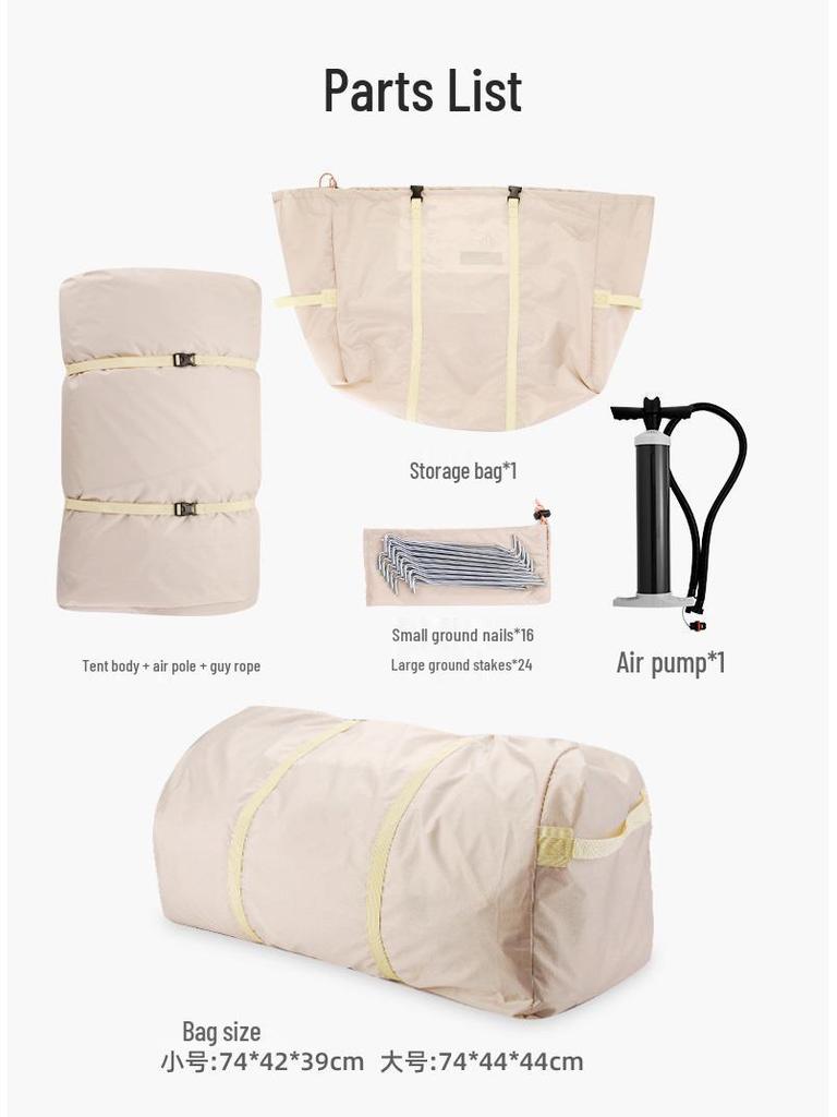 Portable Fully Automatic Rainproof Inflatable Camping Tent